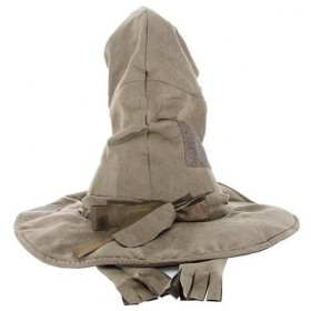 Choixpeau magique animé Harry Potter - Bouge et parle comme dans le film lorsquon le pose sur la tête - Voix officielle fran