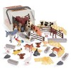 Terra by Battat AN2802Z Country World Figurines – Animaux Miniatures Assortis de la Ferme pour Enfants à partir de 3 Ans 60 