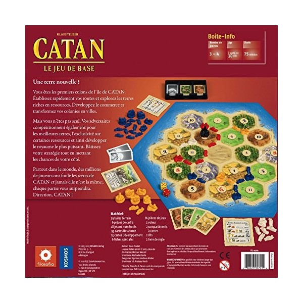 Asmodee - FICAT01 - Jeu de Stratégie - Catan