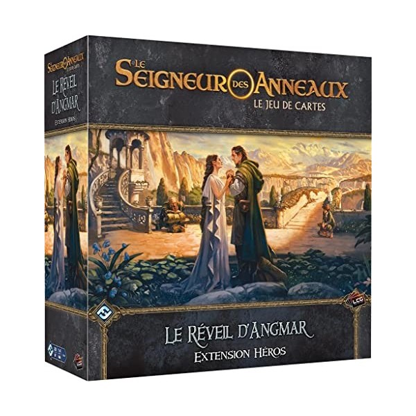 Fantasy Flight Games - Le Seigneur des Anneaux JCE : Le Réveil dAngmar - Extension Héros - Version Française