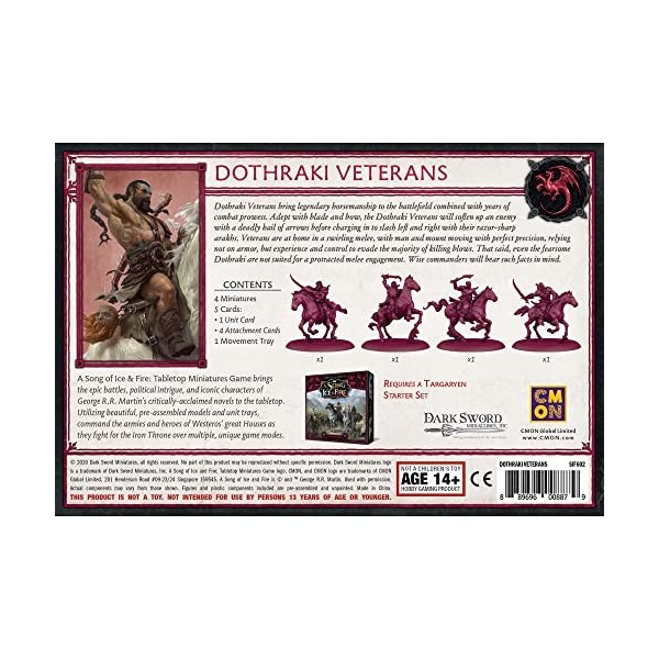 A Song of Ice and Fire - Targaryen Dothraki Veterans Expansion