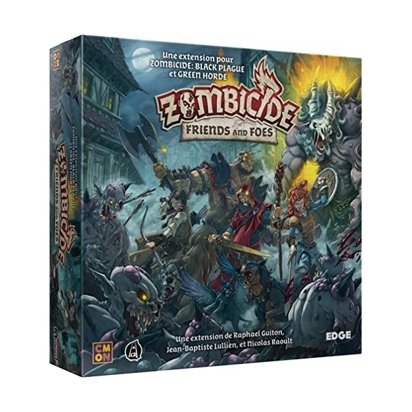 Cmon | Zombicide Black Plague : Friends and Foes | Jeu de société | Jeu de Figurines | A partir de 14 Ans | 1 à 6 Joueurs | 6