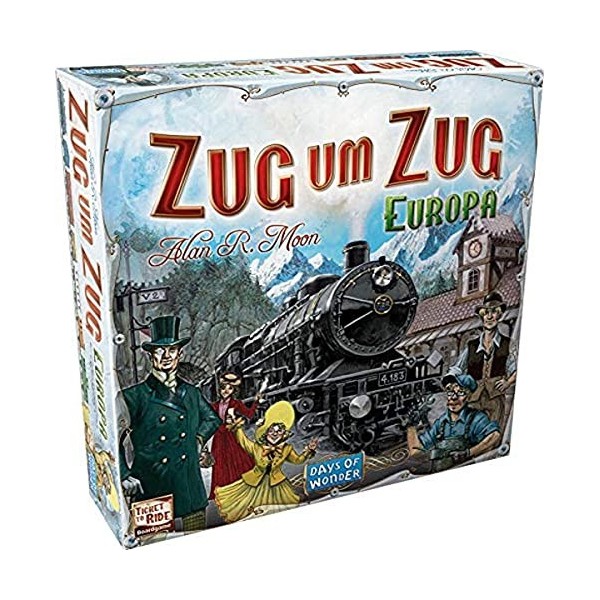 Pro Ludo - Jeu de stratégie "Days of Wonder, Zug um Zug Europa" - Langue: allemande - Langue allemande