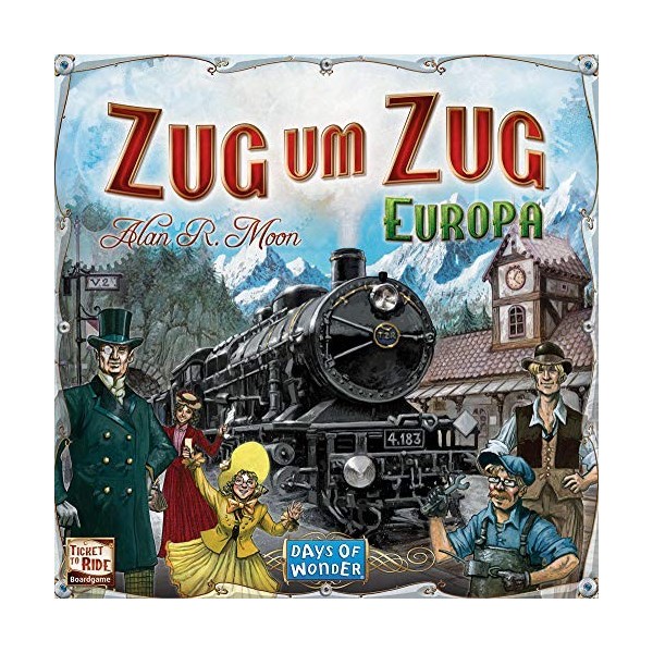 Pro Ludo - Jeu de stratégie "Days of Wonder, Zug um Zug Europa" - Langue: allemande - Langue allemande