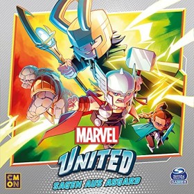 CMON | Marvel United – Sagen aus Asgard | Extension | Jeu de Famille | Jeu de société | 1-4 Joueurs | À partir de 10 Ans | 40