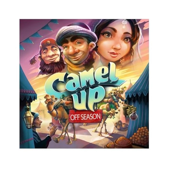 Plan B Games, Camel Up: Off Season, Board Game, Ages 8+, 3-5 Players, 45 Minutes Playing Time,PBGPZG20090EN