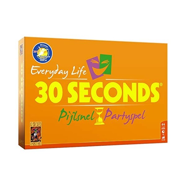 999 Games Seconds Everyday Life Jeu de société/999-Sec04 30, À partir de 12 Ans, Calie Esterhuyse, en Temps réel, pour 3 à 28
