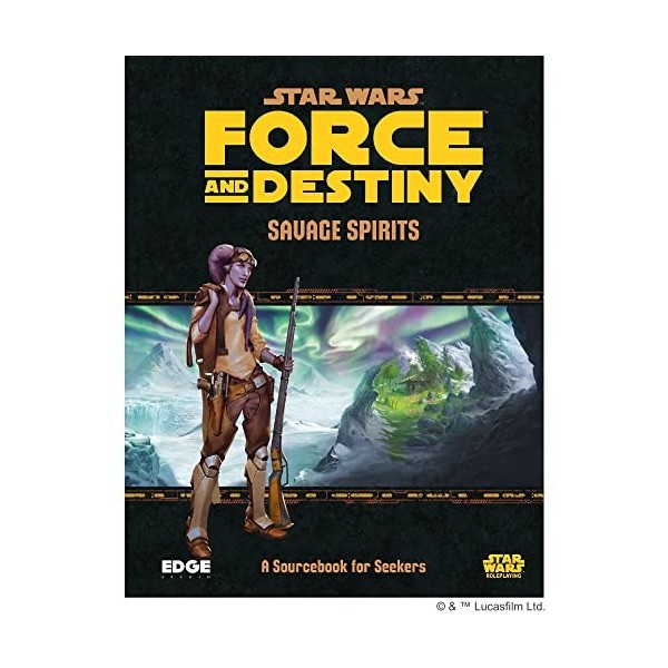 Edge Star Wars Force and Destiny RPG : Savage Spirits, RPG, Enfants de 12 Ans et Plus, 3-5 Joueurs