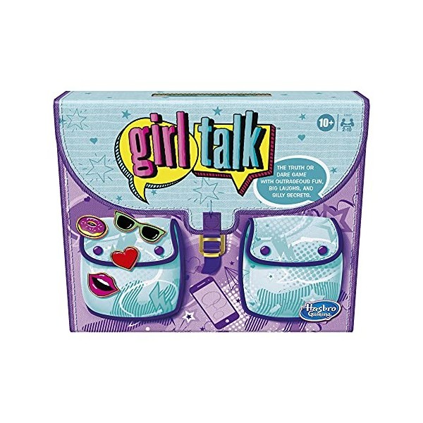 Hasbro Gaming Girl Talk Truth or Dare  Board Game for Teens and Tweens, Inspired by The Original 1980s Edition, Ages 10 and U