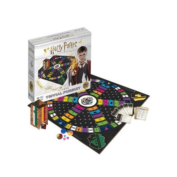 Edition Ultimate pour Trivial Pursuit Plateau avec 1800 Questions pour Harry Potter - Jeu de Societe Classique - Version Fran