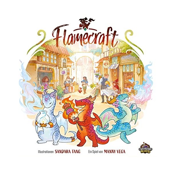 Cardboard Alchemy- Flamecraft Jeu, LDGD0011, Multicolore, coloré