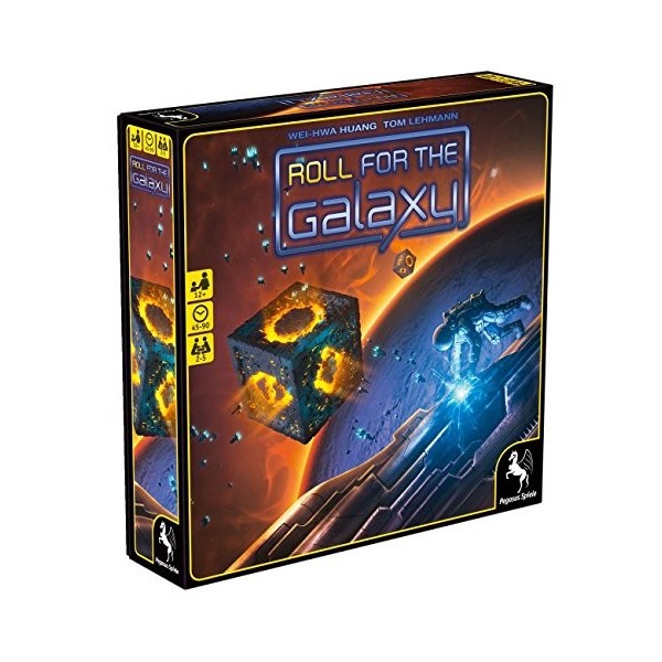 Pegasus Spiele- Jeu de société Roll for The Galaxy, 53040G, coloré