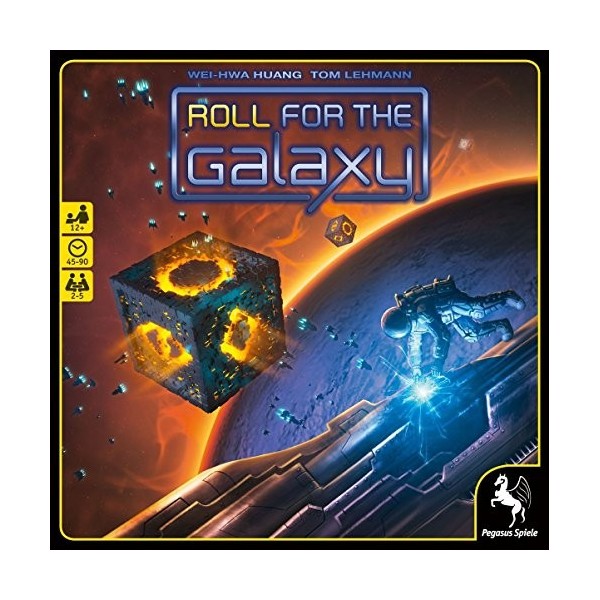 Pegasus Spiele- Jeu de société Roll for The Galaxy, 53040G, coloré