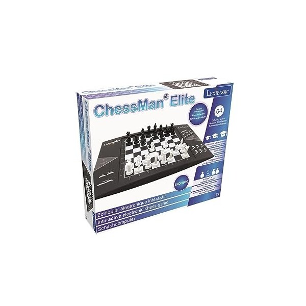 Échiquier électronique ChessMan® Elite - 64 Niveaux De Difficulté, Idéal Pour S'entraîner