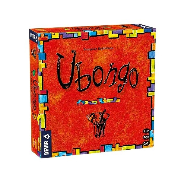 Devir- BGUBON Ubongo, Jeu de société Multicolore