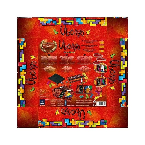 Devir- BGUBON Ubongo, Jeu de société Multicolore