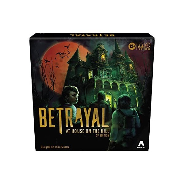 Hasbro Gaming- Avalon Betrayal at House on The Hill Jeu de société coopératif 3ème édition pour Enfants de 12 Ans et Plus pou