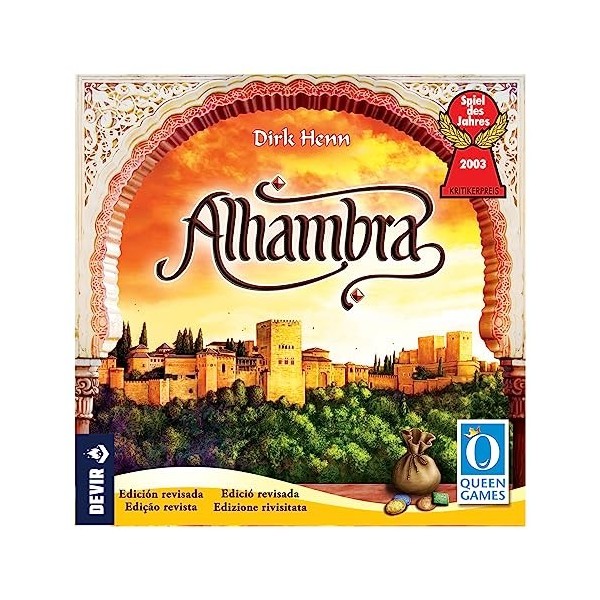 Devir Alhambra - Deuxième édition Queen Games BGALHA2 