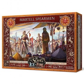 A Song of Ice and Fire Jeu de figurines Martell Spearmen Unit Box - Jeu de stratégie pour adolescents et adultes - À partir d