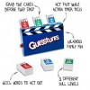 Guesstures Game - Challenges You to Hilarious, High-Speed charades - Easy, Medium and Hard Cards - Action Timer - Family Boar