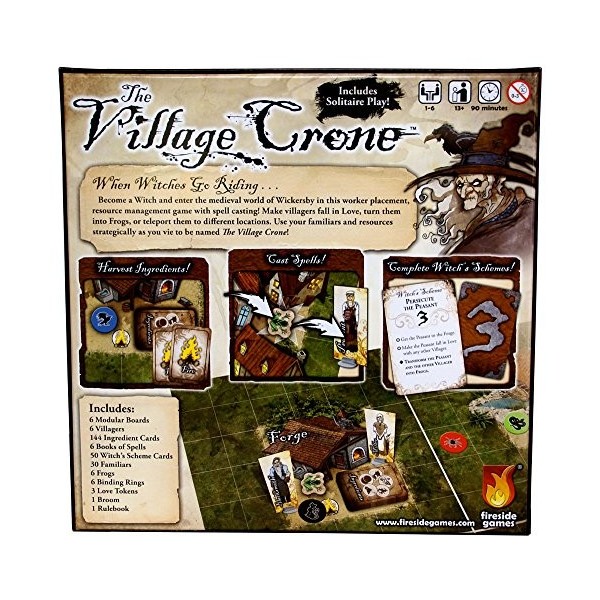 Fireside Games FSG01006 Figurine de Grue de Village