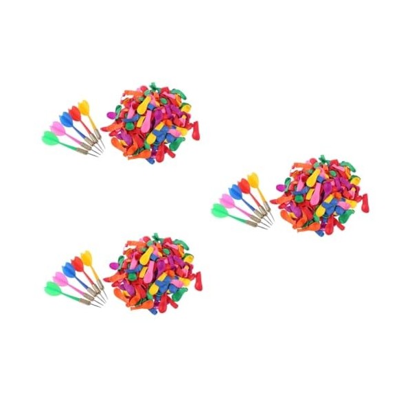 Toyvian 1545 Pièces Jeu De Ballons Fléchettes Et Ballons Lancer des Fléchettes pour Carnaval Lancer Jeu De Fléchettes Ballons