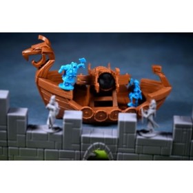 Vesuvius Media Catapult Kingdoms : Extension Vikings KICKSTARTER Exclusive Prêt, visez... Défendez votre château! Viking Ra