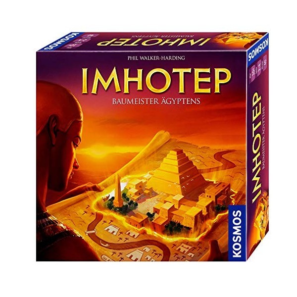 Franckh-Kosmos Imhotep - Baumeister Ägyptens: Familienspiel für 2-4 Spieler AB 10 Jahren