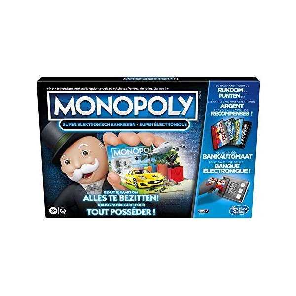 Monopoly Super Électronique Jeu de société bancaire - Édition Belge