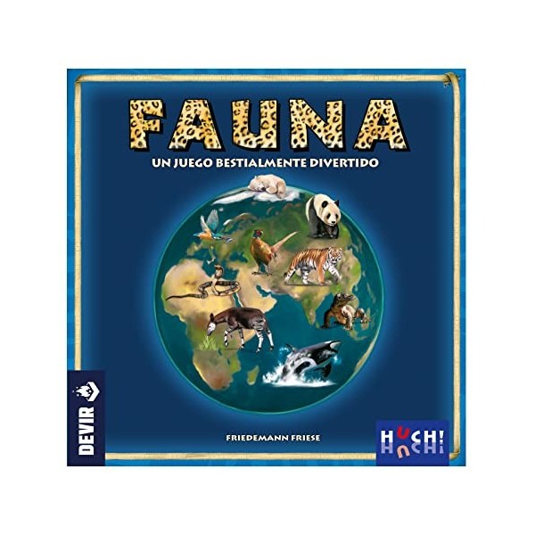 Devir - Faune, Jeu de Table, Jeu de Table Amusant, Jeu de Table avec des Amis, Jeu de Table 8 Ans BGHFAUNA 