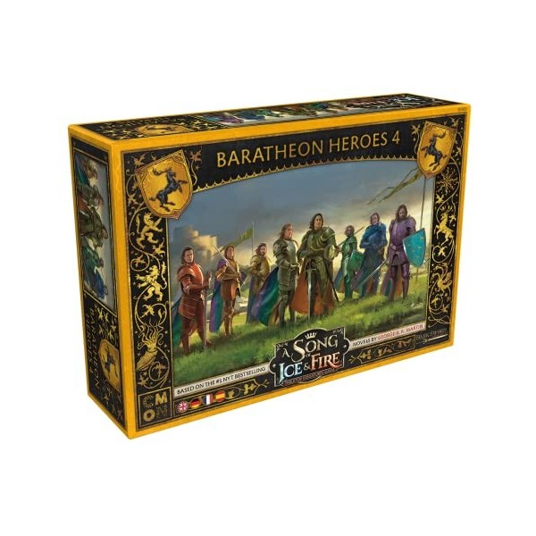 CMON-Un Chant de Glace et de feu-Heroes of House Baratheon IV Army Jeu, CMND0242, Multicolore, coloré, Moyen