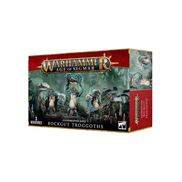 thumbnail image 2 of Gloomspite Gitz Fellwater Troggoths (3) - Warhammer Age Of Sigmar - New Unassembled 2 of 6