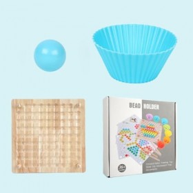 BIOSA Clip Perles Jeu de société Exercice Coordination Oeil-Main Jeu de Tri Motricité Fine Jouet éducatif précoce Entraînemen