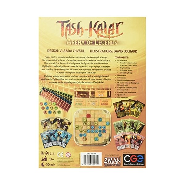 Z-Man Games - 332654 - Jeu De Cartes - Tash Kalar - Arena of Legends