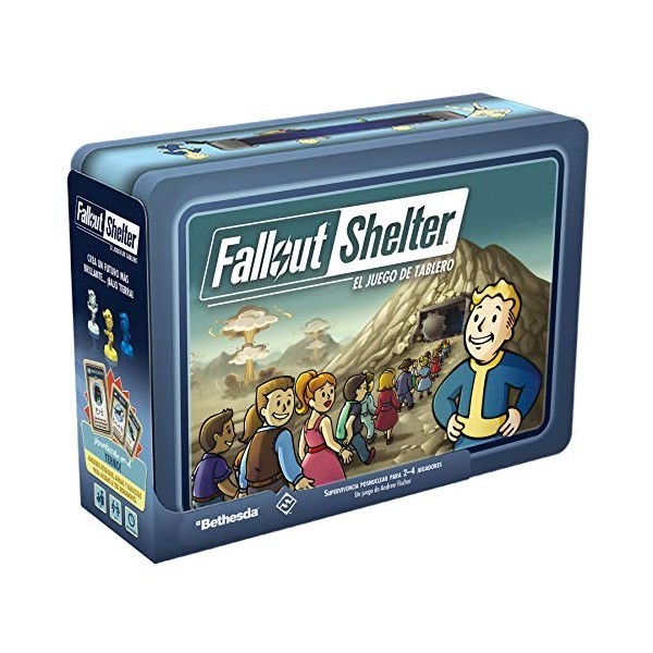 Fantasy Flight Games- Fallout Shelter, ZX06ES, Multicolore