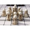 Hnefatafl Board Game - Viking Chess Set, The Masters Edition with Cloth Board and Detailed Resin Pieces