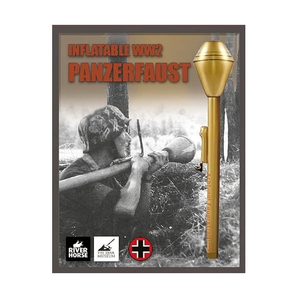 Cheval de rivière gonflable de la Seconde Guerre mondiale Panzerfaust allemand 