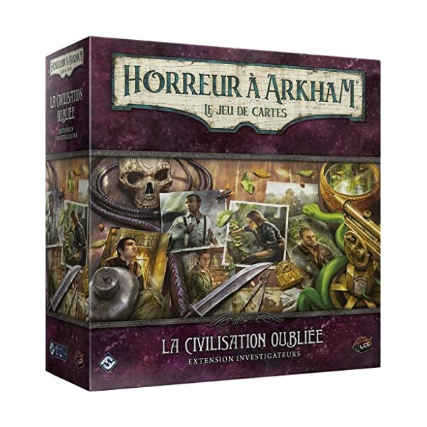 Fantasy Flight Games - Horreur à Arkham JCE - La Civilisation oubliée - Investigateurs - Version Française