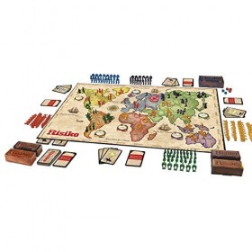 Hasbro Gaming Risk Dragon Edition, IL jeu de stratégie avec 5 variantes de jeu: classique, quêtes, duel pour 2 joueurs, risqu