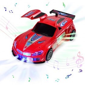 THISMY Voiture de sport avec lumière et son, jouet de voiture 1:36 pour enfants de 3 ans et plus, cadeau pour garçon et fille