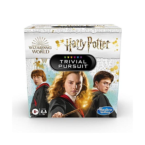 Hasbro Trivial Pursuit : Wizarding World Harry Potter Edition Jeu de questionnaire compact, excellent jeu de fête dHalloween
