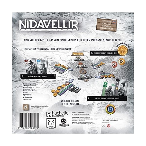 Hachette Boardgames Nidavellir version anglaise 