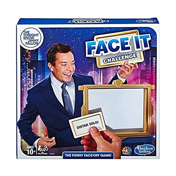 Hasbro Gaming The Tonight Show Starring Jimmy Fallon Face It Challenge Party Game for Teens and Adults