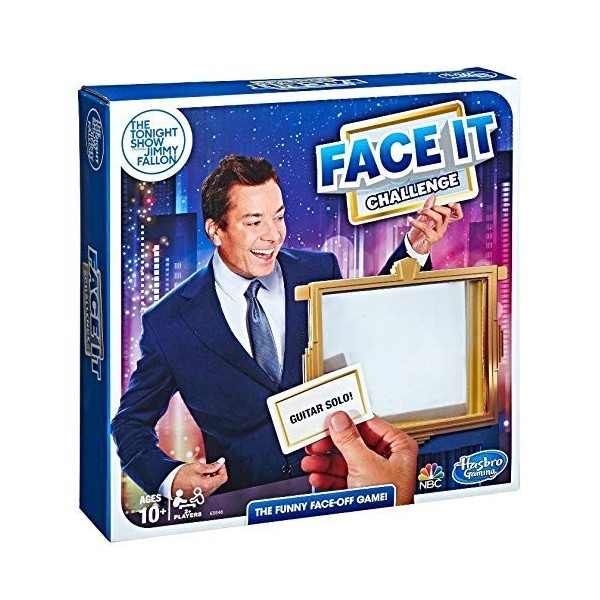 Hasbro Gaming The Tonight Show Starring Jimmy Fallon Face It Challenge Party Game for Teens and Adults