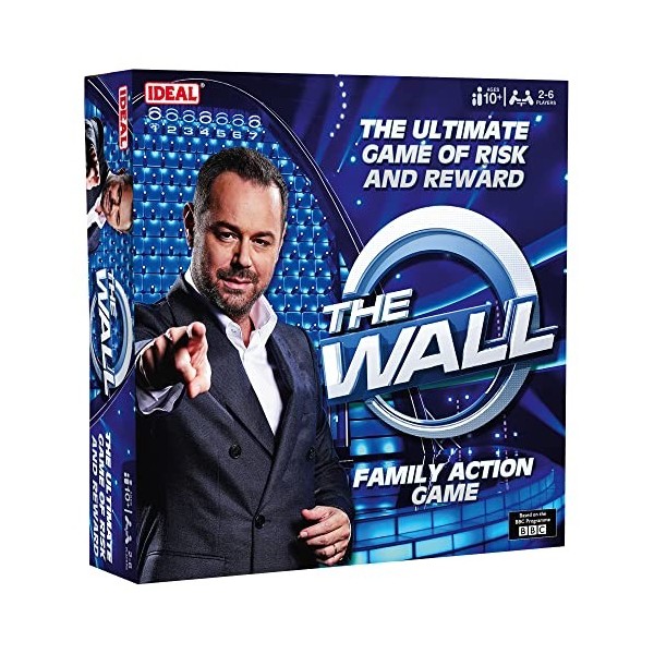 IDEAL , The Wall: The ultimate game of risk and reward , Family TV Show Board Game , For 3+ Players or teams , Ages 10+