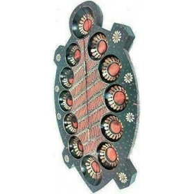 Terrapin Trading Sungka Congkak Traditionnel en Bois indonésien Fait à la Main et pièces