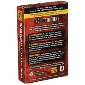 Indie Board & Card IBG0RE05 The Resistance The Plot Thickens Expansion Game, Multicoloured
