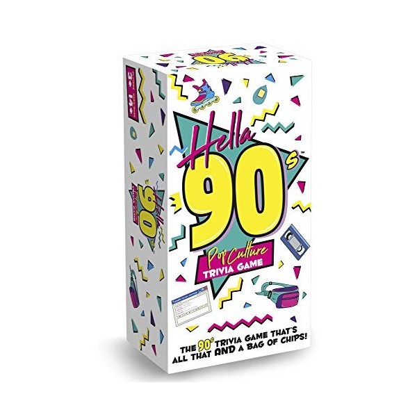 Buffalo Games Hella 90s – Jeu de société Pop Culture Marron