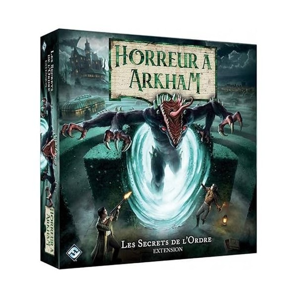 Fantasy Flight Games - Horreur à Arkham Jeu de Plateau V3 - 6 - Les Secrets de lOrdre Extension 