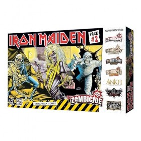 Zombicide Iron Maiden Character Pack 2 – Lot de figurines Iron Maiden compatibles avec Zombicide 2ème édition, à partir de 1